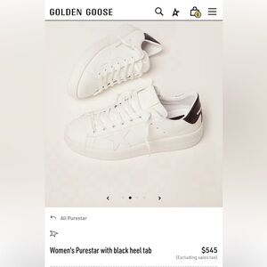 Women's Purestar with black heel tab